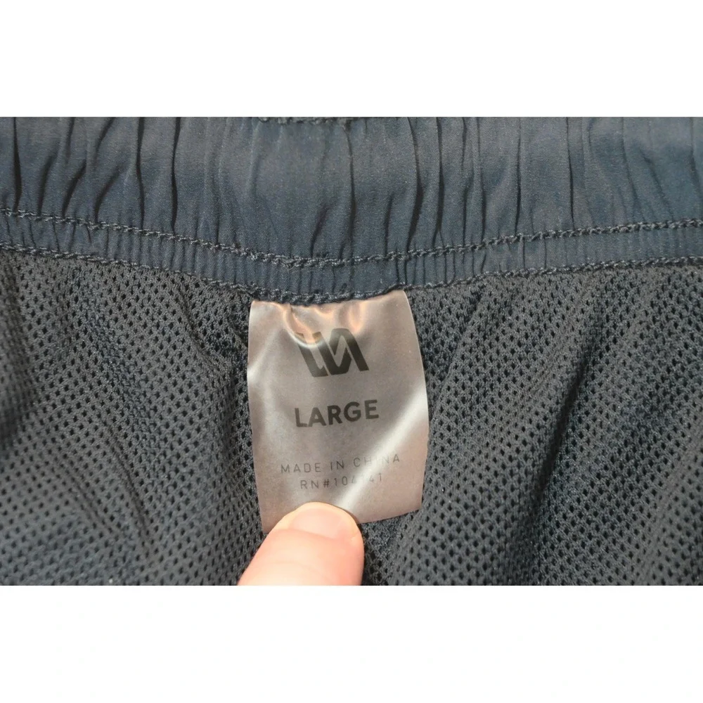 VRST Athletic Gym Shorts Men Large Navy Blue Drawstring Mesh Lined Excellent